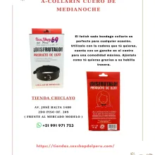 A-COLLARIN CUERO DE MEDIANOCHE