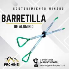 BARRETILLA DE ALUMINIO - SOSTENIMIENTO MINERO