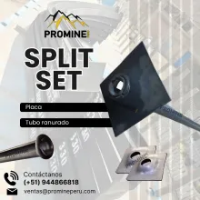 SPLIT SET DE ALTA FRICCIÓN PROMINE ANCLAJE DE SOCAVON