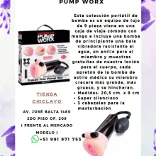  ACARICIADOR TRAVEL TRIO PUMP WORX