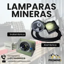 LÁMPARAS MINERAS DE ALTA DURACIÓN PROMINE Iluminación