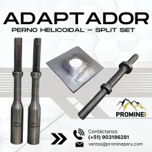 ADAPTADOR DE PERNO HELICOIDAL - SPLIT SET 