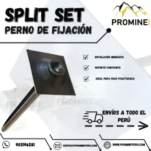 SPLIT SET - PERNO DE FIJACIÓN - INSTALACIÓN INMEDIATA 