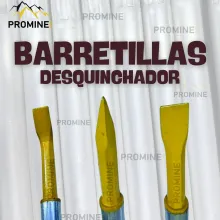 BARRETILLAS DE ALUMINIO - DESQUINCHADOR MINERO 