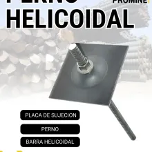 PERNO HELICOIDAL - SOPORTE EN MINA 