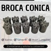 BROCA CONICA - SOSTENIMIENTO MINERO 