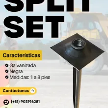 SPLIT SET - SOPORTE MINERO