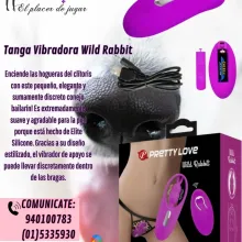 Tanga Vibradora Wild Rabbit enciende las hogueras del clitor