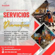 SOLICITA CÓTIZACION PERFORACION DIAMANTINA