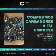 COMPRAMOS CARGADORES QUE YA NO USAS 