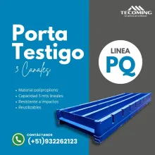 Porta testigo PQ 3 canales para almacenamiento de núcleos