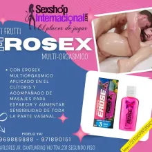 EROSEX LUBRICANTE MULTI-ORGASMICO SABOR TUTTI FRUTTI -LIMA