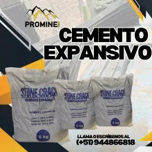 CEMENTO EXPANSIVO CONTROLADO PROMINE Demolición