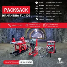 PACKSACK DIAMANTINA FL100 Este equipo tiene un alcance de pe