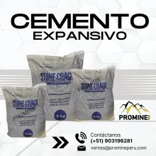 CEMENTO EXPANSIVO - PRODUCTO MINERO 