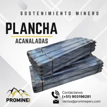 PLANCHA ACANALADAS - SOSTENIMIENTO MINERO 