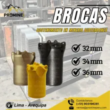 BROCAS CÓNICAS PARA PERFORACIÓN PRECISA PROMINE Punta de