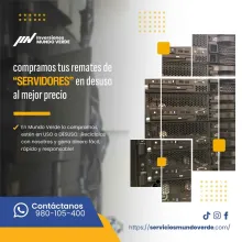 TIENES SERVIDORES ANTIGUOS LO COMPRAMOS 