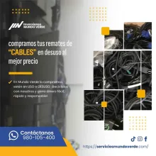 TIENES CABLES ELECTRICOS EN DESUSO LO COMPRAMOS 