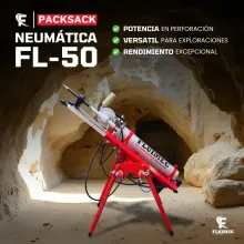 PACKSACK NEUMÁTICA FL50 equipo para industria minera 