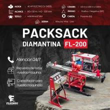PACKSACK DIAMANTINA FL-200 trabajos en superficie 