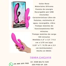 Vibrador conejo Malibu rosa