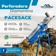 PACKSACK PERFORADORA DIAMANTINA COMPACTA ÁGIL Y PRECISA