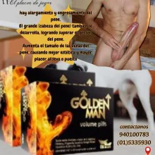 Golden Man para hombres que deseen tener el pene mas grande
