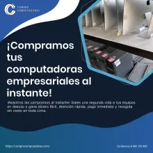  Compramos tus computadoras de empresa YA 