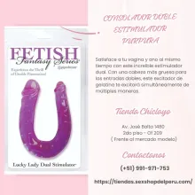  CONSOLADOR DOBLE ESTIMULADOR PURPURA