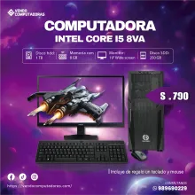  MONITOR TECLADO Y MOUSE TODO INCLUIDO 