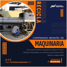TIENES MAQUINARIAS LO COMPRAMOS 