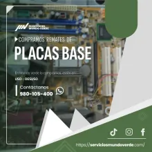 TIENES PLACAS MAINBOARD LO COMPRAMOS 