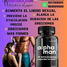 ALPHAMAN 20 CAPS ORIGINAL - ALARGA TUS ERECCIONES 