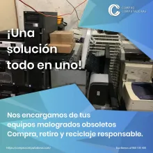 Compramos equipos informáticos en desuso