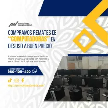 TIENES COMPUTADORAS LO COMPRAMOS 