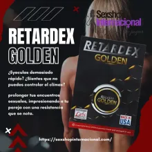 RETARDEX GOLDEN MÁS CONTROL MÁS DURACIÓN MÁS PLACER 