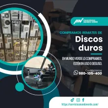 TIENES DISCOS DUROS ANTIGUOS LO COMPRAMOS 