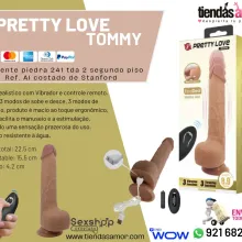 Pretty Love Tommy - Pênis realístico recarregável com movime