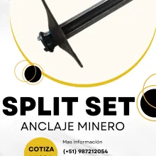 SPLIT SET Perno Estabilizador de Fricción PROMINE