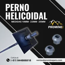 PERNO HELICOIDAL PROMINE Anclaje de Máxima Adherencia
