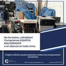  Compra inmediata de computadoras dañadas