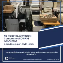 Vendemos y compramos computadoras usadas