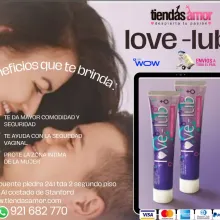 Lubricante Love Lub 120g - Seguro y no mancha la ropa
