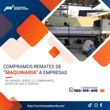 TIENES MAQUINARIAS LO COMPRAMOS 