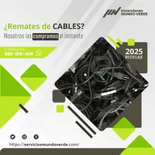 TIENES CABLES ELECTRICOS EN DESUSO LO COMPRAMOS 
