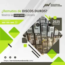 TIENES DISCOS DUROS ANTIGUOS LO COMPRAMOS 