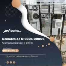 TIENES DISCOS DUROS ANTIGUOS LO COMPRAMOS 