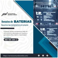 TIENES BATERIAS EN DESUSO LO COMPRAMOS 