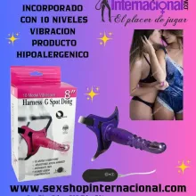 VIBRADOR HARNESS RABBIT DONG DISFRUTA 